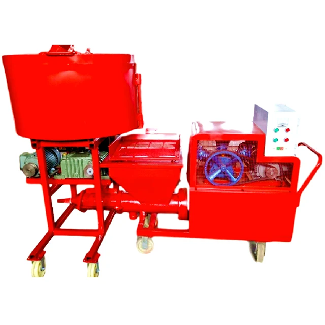 
3m3/h Gypsum Electric 50l Mortar Wall Plaster Price Semi-automatic Spraying Machine 