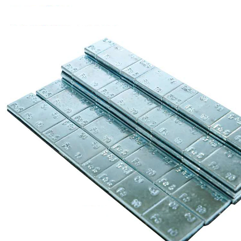 JRS Customized Box Fe Stick On Wheel Weights Wheel Balancing Weights With Blue Tape