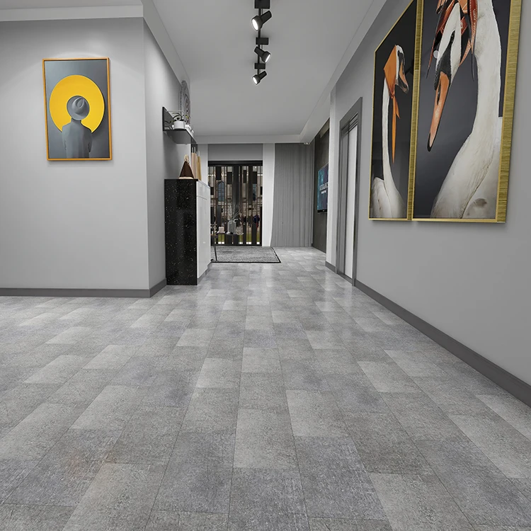 Waterproof Durable Healthy Rigid Core UV Coating Lvt Flooring 8x8 Vinyl Tile