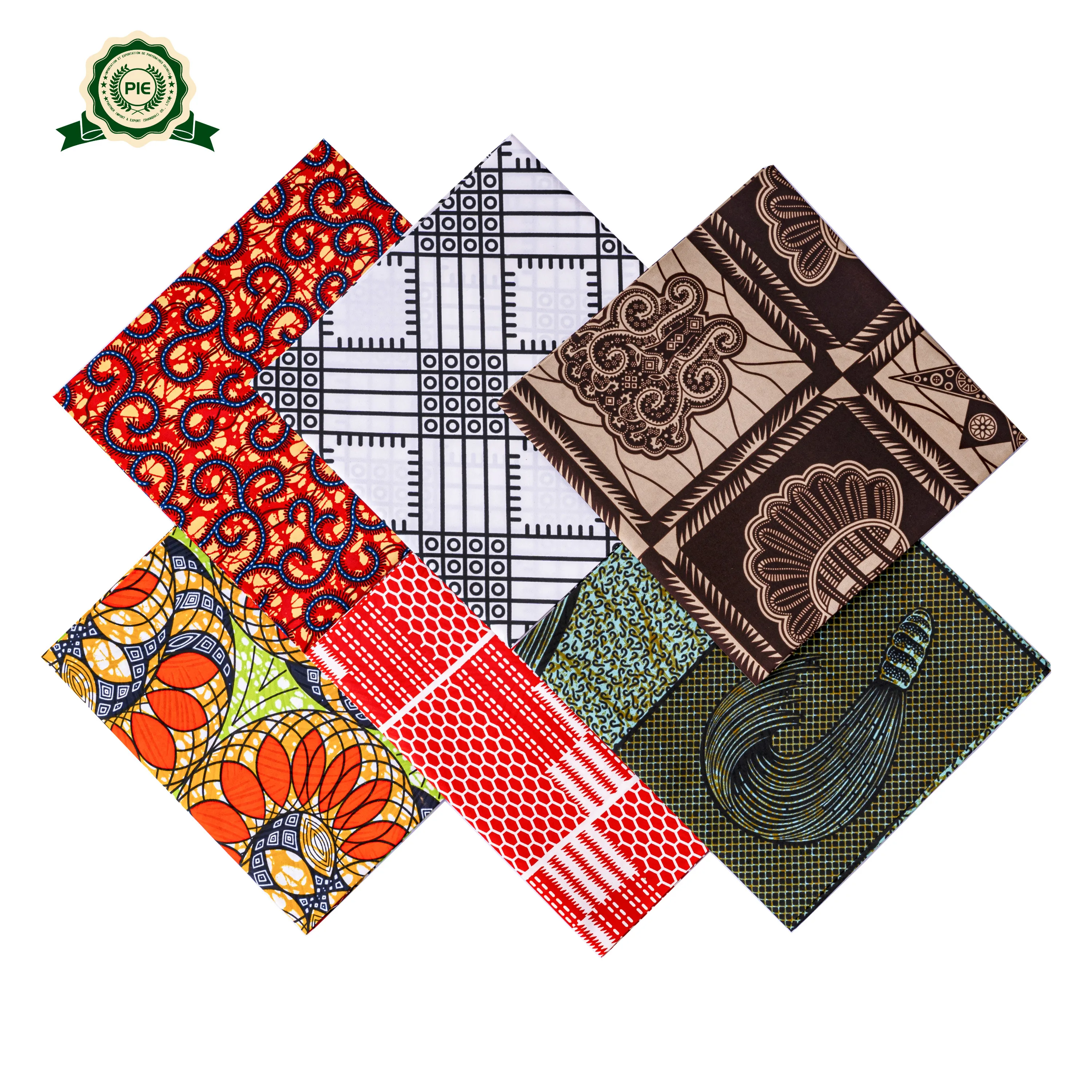 
Africa Polyester Wax Prints Fabric 2021 Ankara 110g Real Wax High Quality 6 yards African Fabric 