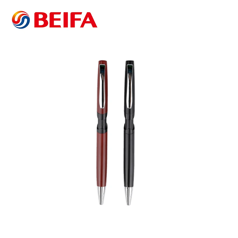 KB917200 пользовательские Логотип Бизнес Офис пилот выдвижной металлический шариковая ручка с зажимом