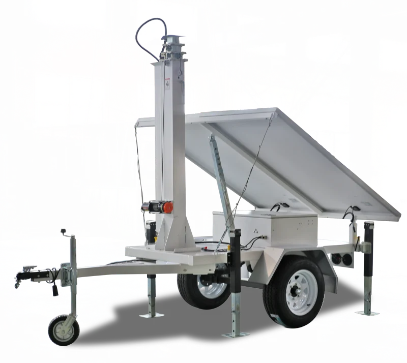mobile solar power system for lighting,cctv security, communication