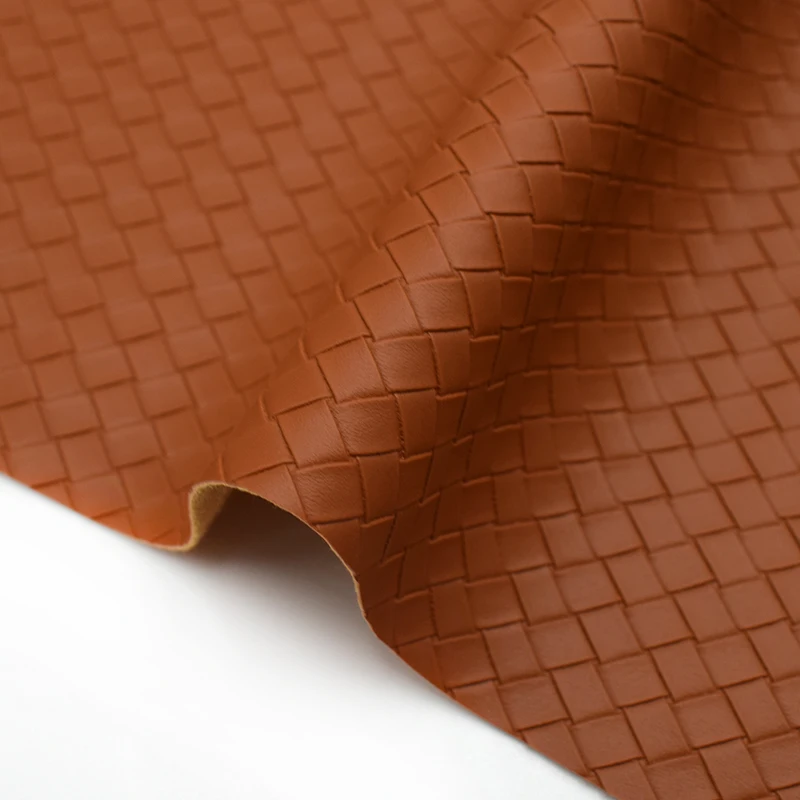 weaved popular Vinyl Rexine PVC Synthetic Leather Fabric Faux Leather For Car Mat  Upholstery forBags