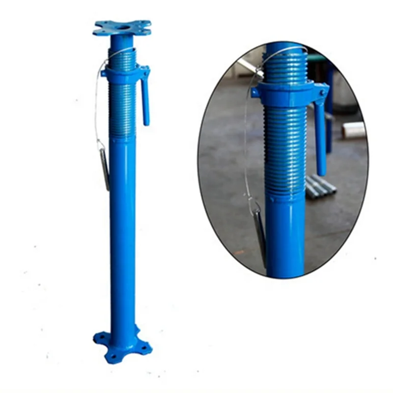 Building Material Steel Shoring Prop Scaffolding Screw Type U-Head Jack For Construction
