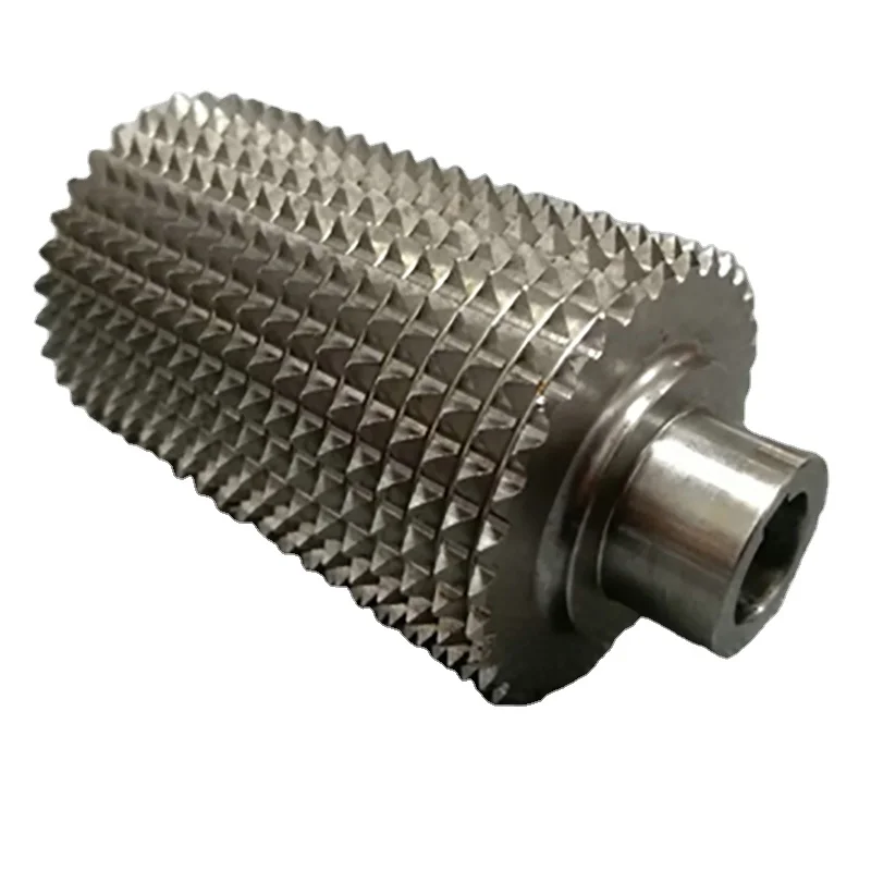 Wholesale factory price OEM Knurling roller widely used in mine conveying equipment paper making and packaging industry