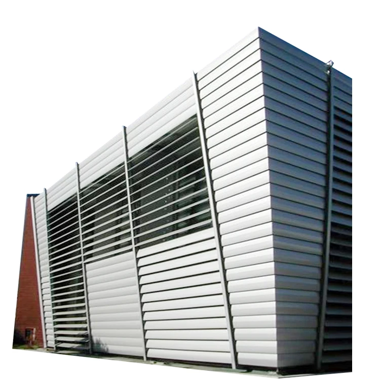 2021 New design standard size frame Premium electric spindle aluminum window shade blind manufacturer aluminium sun shade louver