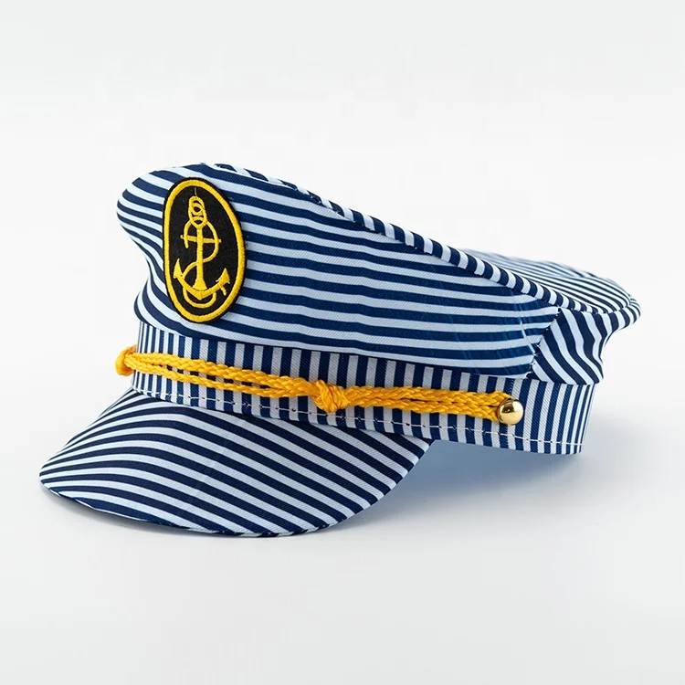 Factory Wholesale the new 2020 Carnival Party striped sailor hat assorted funny hats