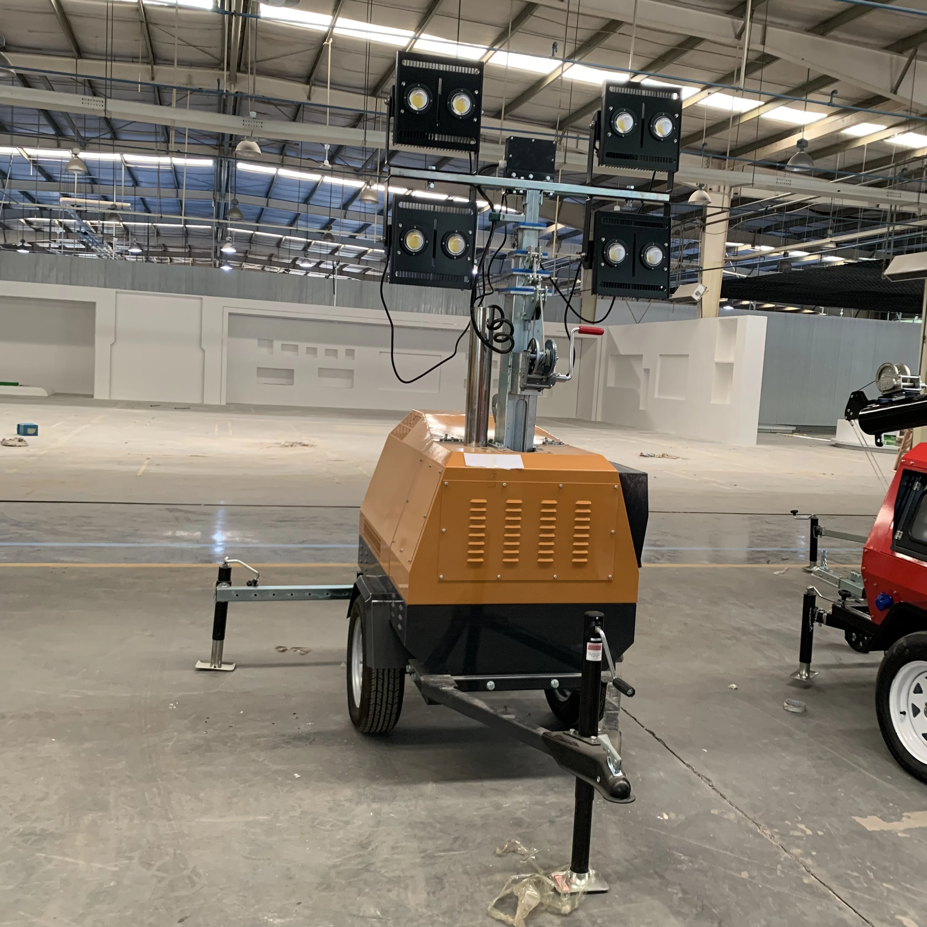 Outdoor lighting Lighting tower 5m 7m 9m Diesel engine EPA EURO5 certified engine