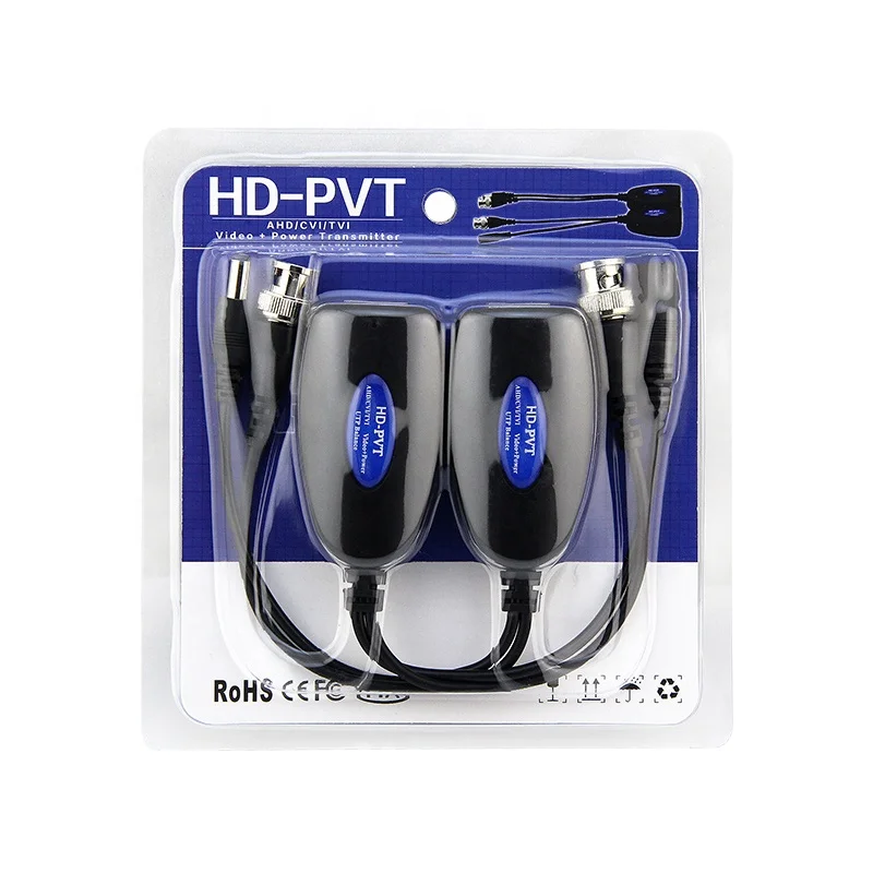 1 channel passive video & power video balun