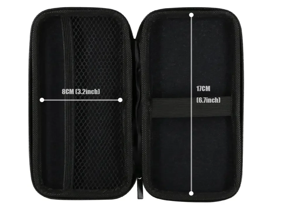 EVA Shockproof Carrying Case Hard Protective EVA Case for Cell Phone Power Bank Battery Adapter Charger USB Power Bank Pouch