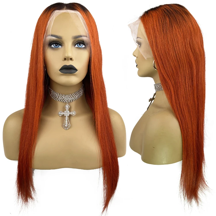 Top Quality Hand Tied China Red Wine Wigs Hot Sale Dropshipping Glueless Full Hd Lace Wigs Red Ombre Color Lace Frontal Wig