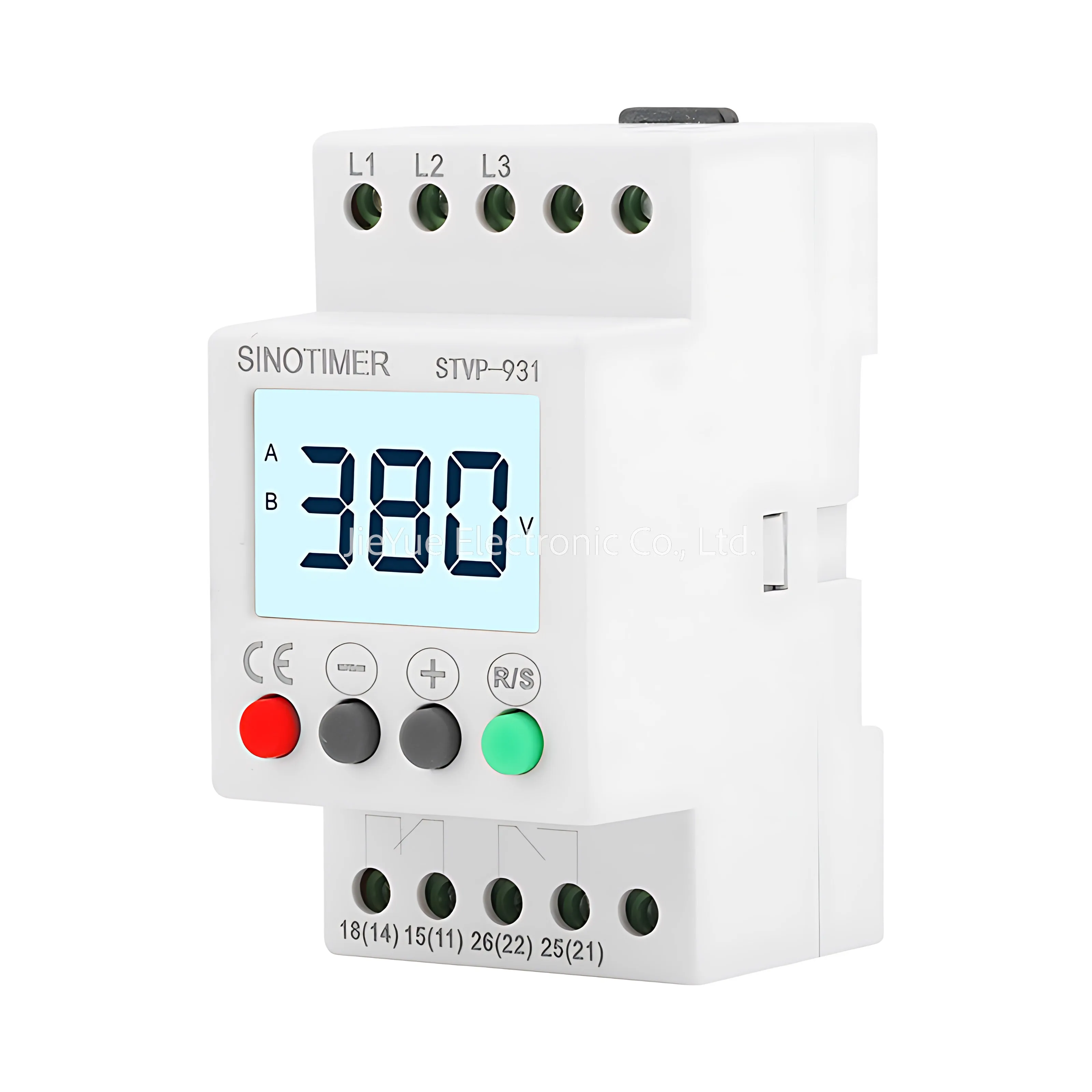 3 Phase Voltage Monitoring Relay LCD Display Voltage Protection Relay With Multi Protective Function 380V relay