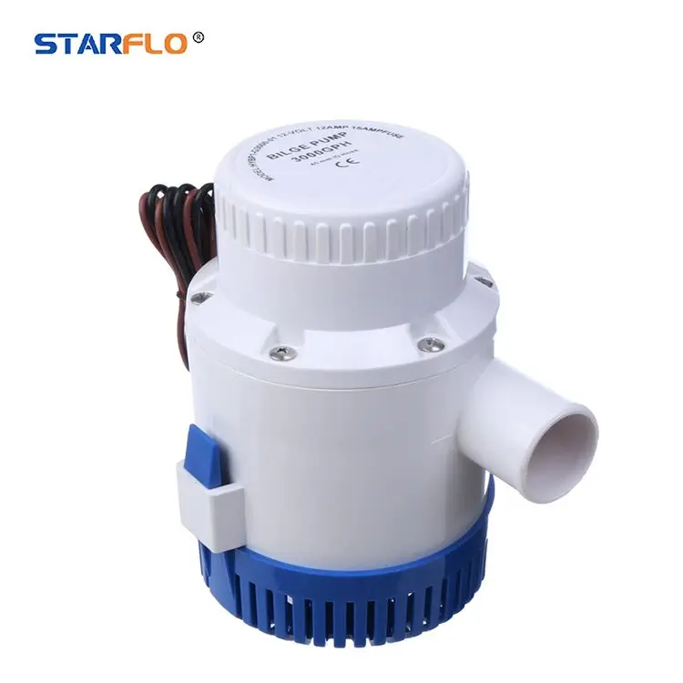 STARFLO 3000GPH 12v dc water exhaust pump non automatic marine boat bilge pump submersible water bilge pump