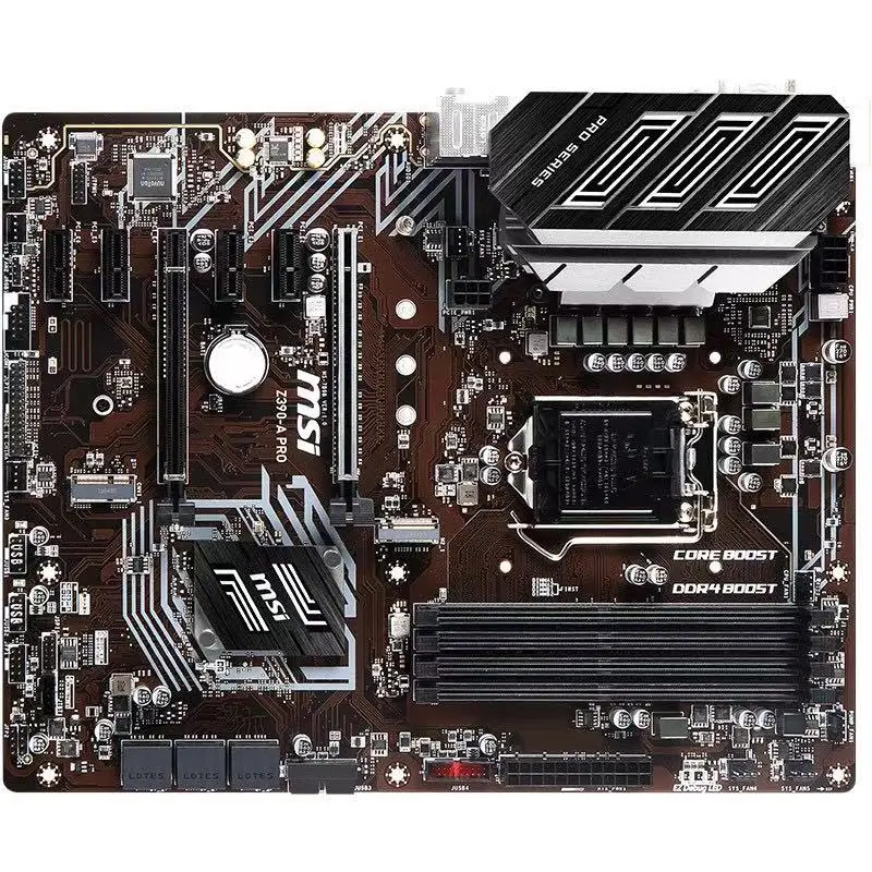  Материнская плата MSI Z390 A pro материнская для майнинга B250 с поддержкой 6
