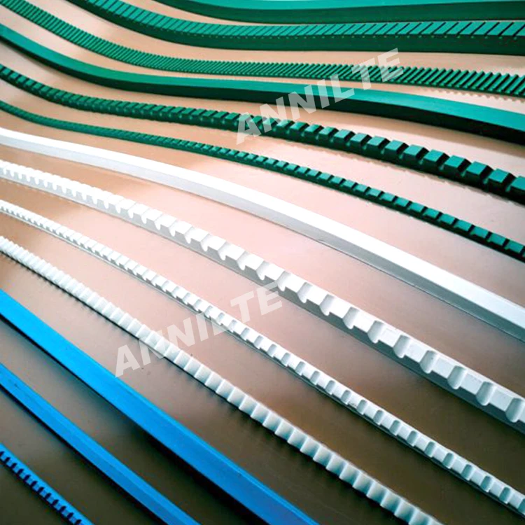 Annilte  manufacture custom pvc Industrial Belt add Guide Bar Pvc Conveyor Belt