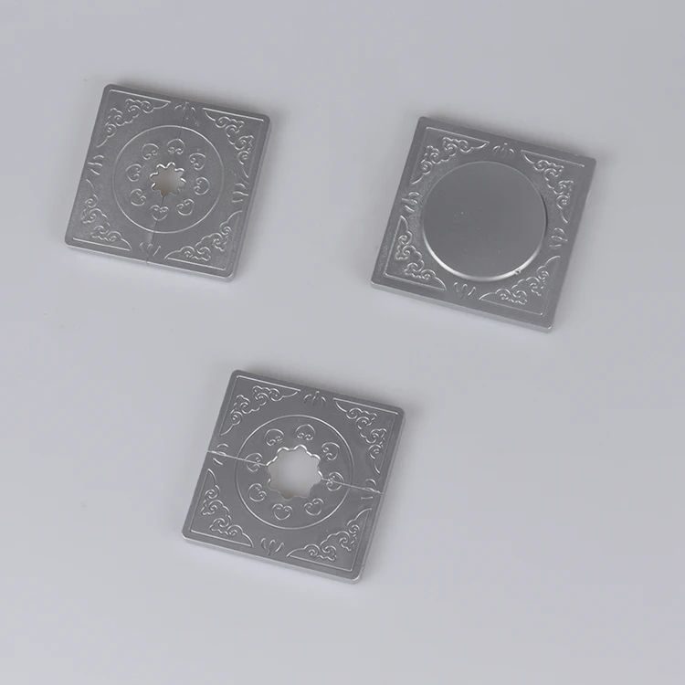 
Wall hole cover through plastic sleeve plastic wall hole cover with lid pipe strap for air-conditioner installation 