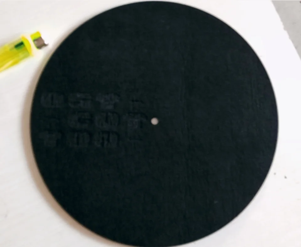 Пользовательский дизайн лазерная печать логотипа LP виниловая пластина скользящий