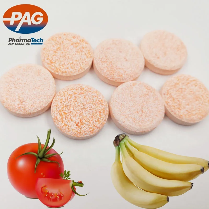 Private Label Health Care Oem Formulated Vitamin C Multivitamin 1000Mg Effervescent Multivitamin Tablets