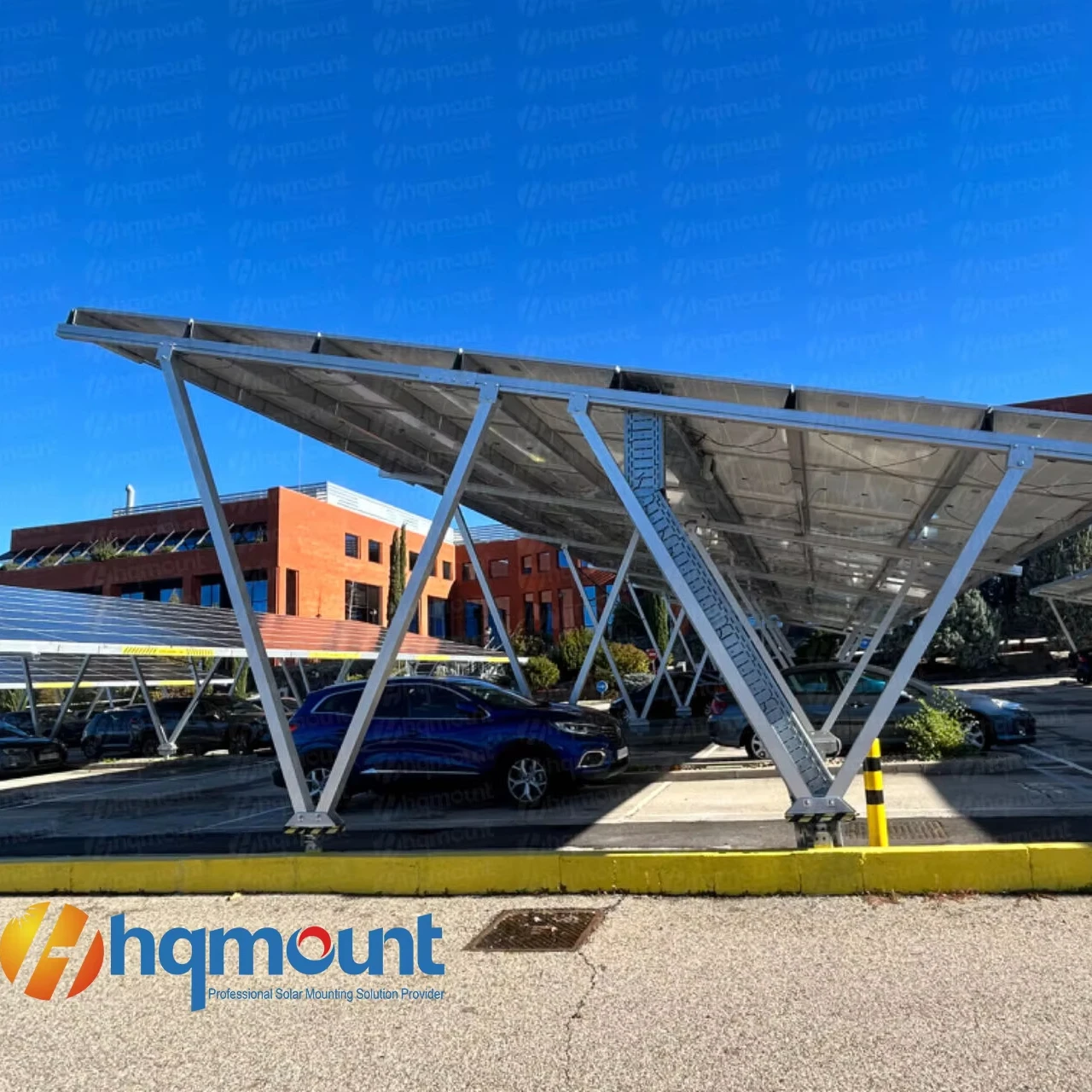 aluminum pv car sunshade cover solar roof rooftop tent  solar garage carport mounting strucre for carport