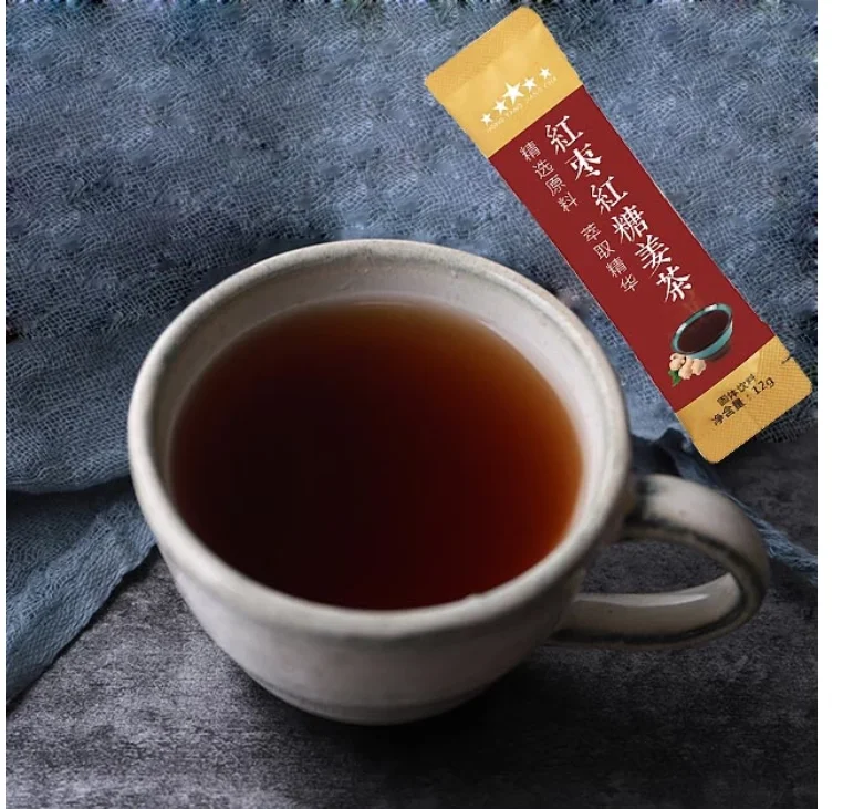 Красные финики коричневый сахар сушеный имбирный чай гранулы для женщин женские добавки