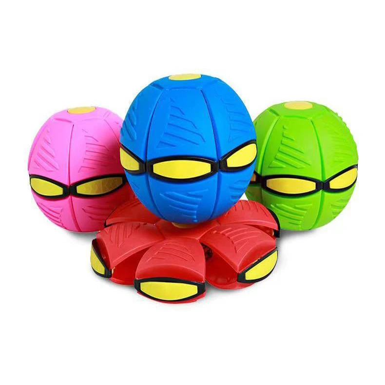 22 Outdoor Kids Adult Decompression Flying Saucer Magic Ufo Magic Ball Toy With 6 Lamp Light Bouncy