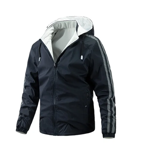 Winter Stand Collar Washing Color Cotton Brushed Denim Jacket Men Casual  Flight Jeans Jacket For Men