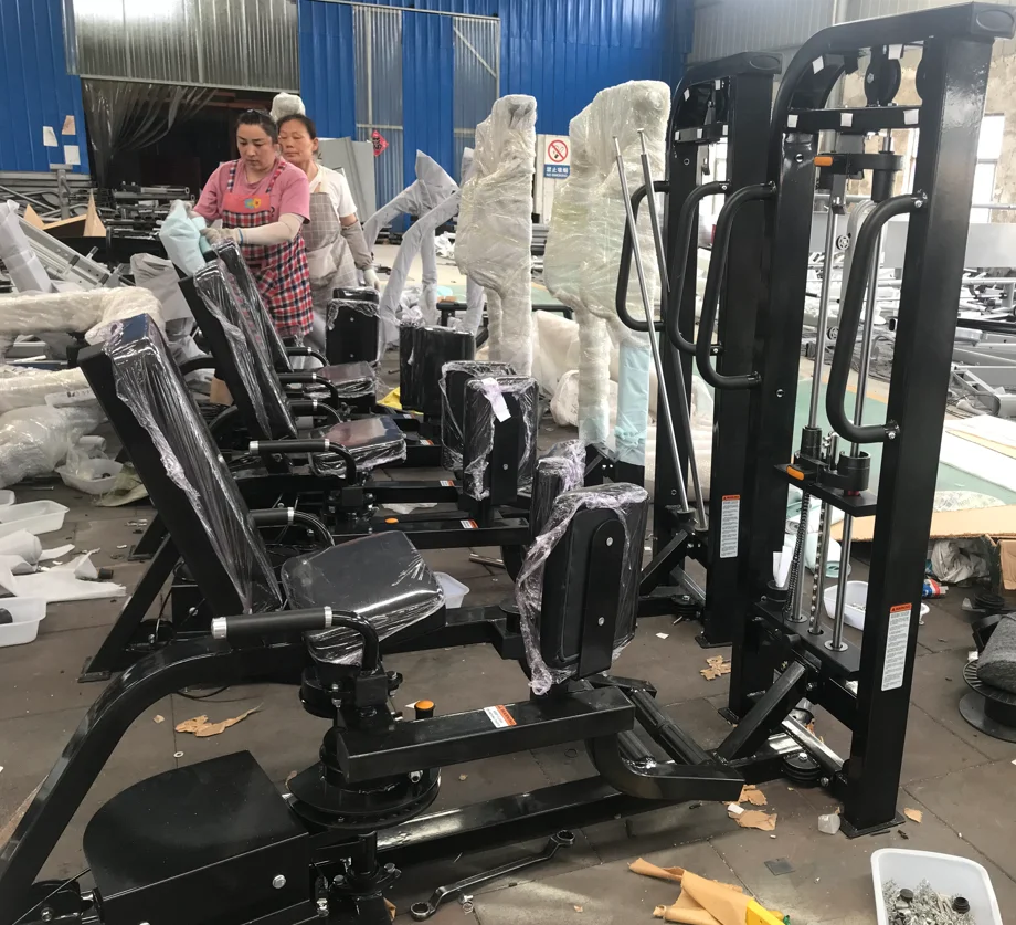 Commercial Gym Loaded Adjustable Seated Dual Function Purpose Leg Extension Leg Curl In One Machine