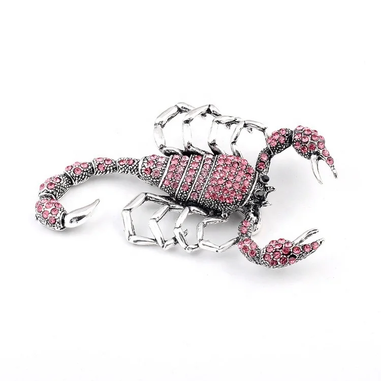 Scorpion brooch new Czech diamond anti-light alloy corsage wholesale fashion personalized clothing accessories