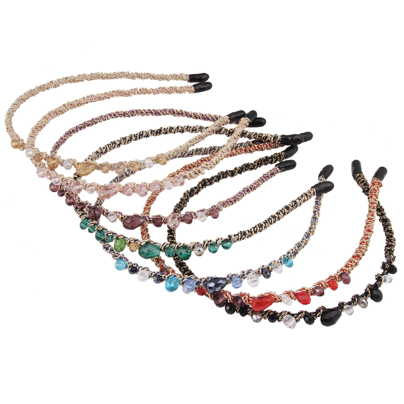 Candygirl 10 Pcs Jewellery Hair Bands High Quality Thin 2021 New Design Low Price Thin Hair Accessories For Girls