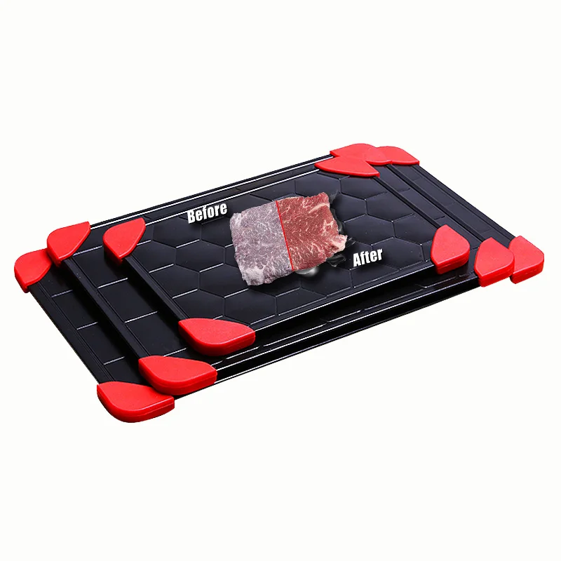 Defrosting Tray Aluminum Frozen Food efrosting Plate Defrost Mat