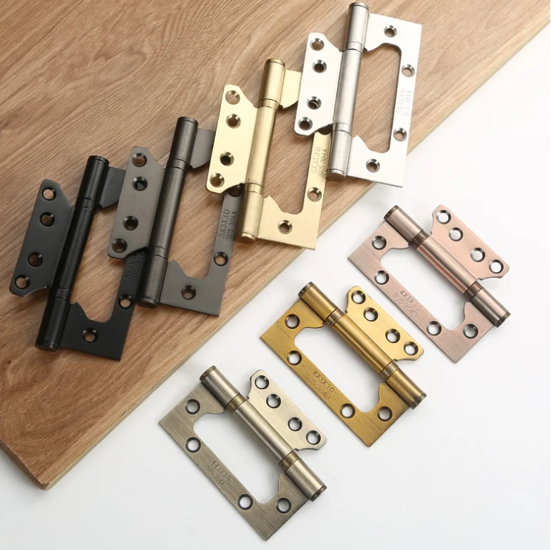 Steel Thickened Wooden Door Hinges Butterfly Hinge 4inch