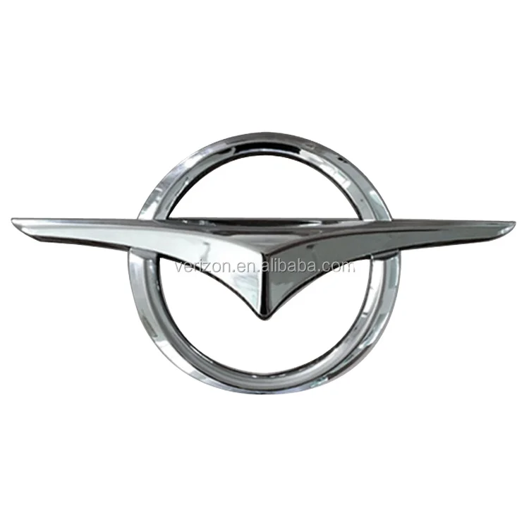 ABS plating Chrome badge car emblems and chrome car emblems with strong 3M sticker for car logo