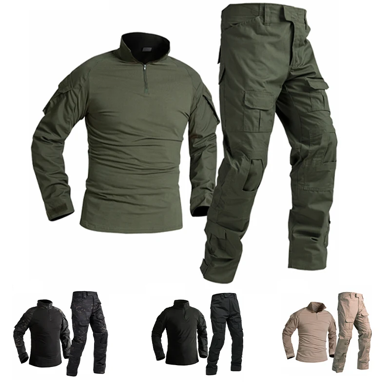 Factory Goods Direct Sale Tactical Frog Suit Outdoor Python CP Camouflage Suit Slim Fit Wear Resistant Training Suit jacket