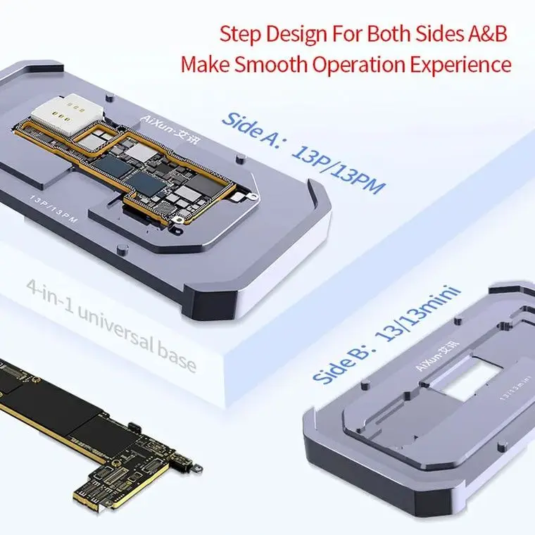 AiXun Z13 Manufacturer Durable Middle Frame Tin Planting Platform  Mainboard Reballing for IP13 Series Repair