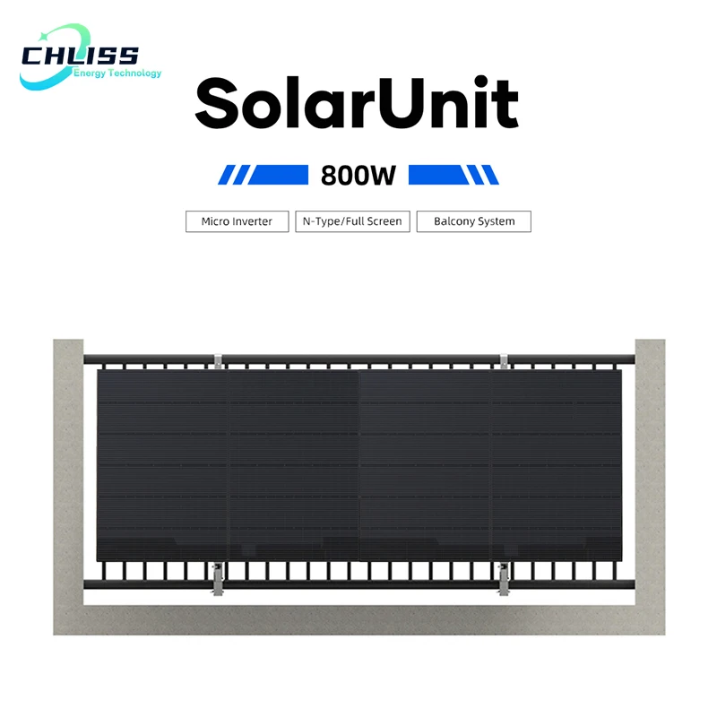 balcony power plant 800 watt 1500 watt micro inverter with storage complete set