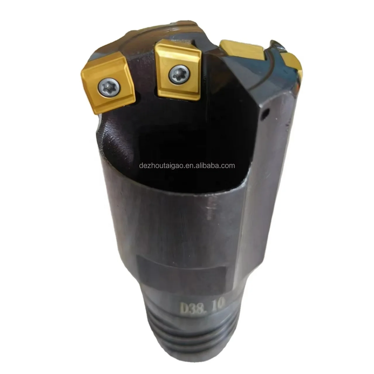 BTA drill head with indexable inserts and guide pads deep hole drilling tool