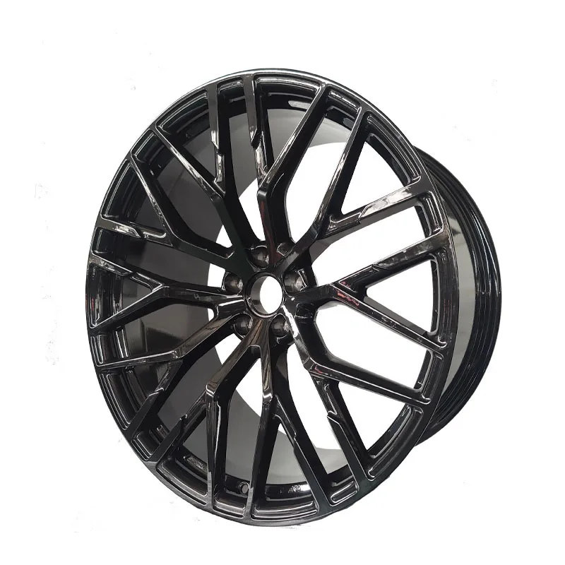 New design 22 23 24  inch customized forged aluminum wheels for gloss black passenger  car wheels