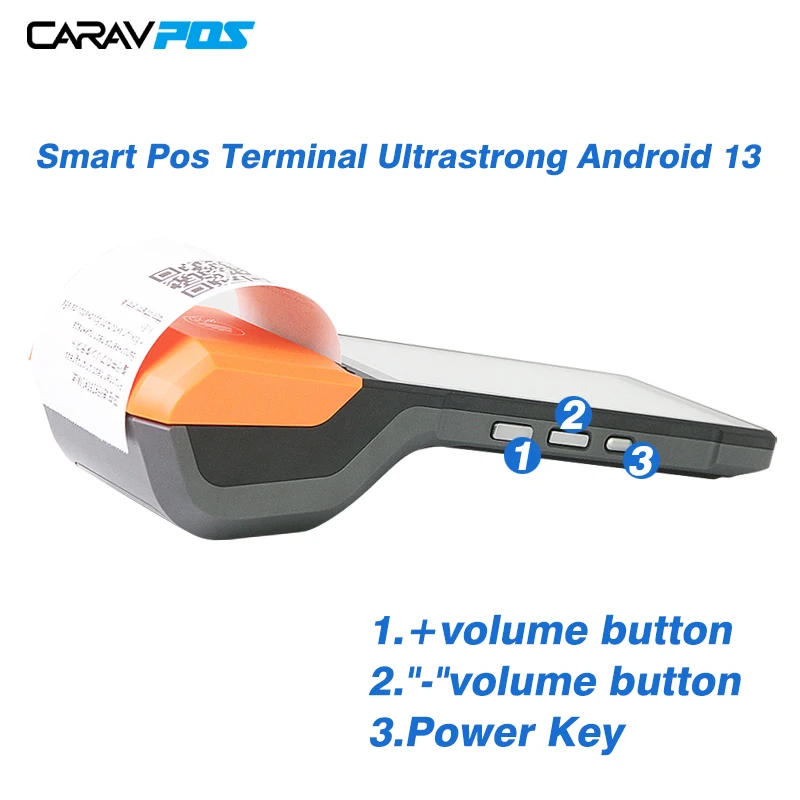 New Android 13 8 Core Handheld Smart POS Printer Mini handheld billing machine Machine Touch Screen cash register