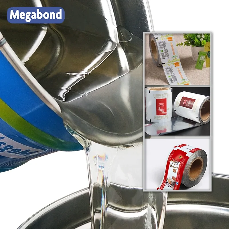 JL2170 solvent based resin adhesive with good coating performance for flexible plastic film laminating adhesive