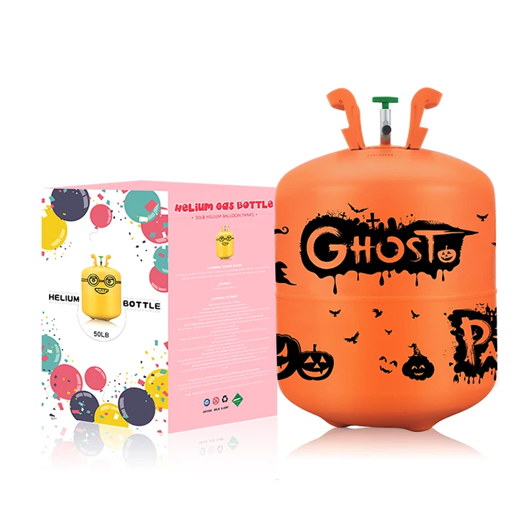 High quality Cheap Price 50LB  Disposable 99.99% purity Helium Gas Cylinder