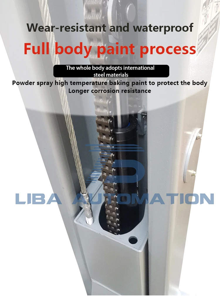 Car Lift LIBA 4000kgs capacity Gantry Type Bilateral Unlock 2 Pole Car Lift for Auto Garage Equipment