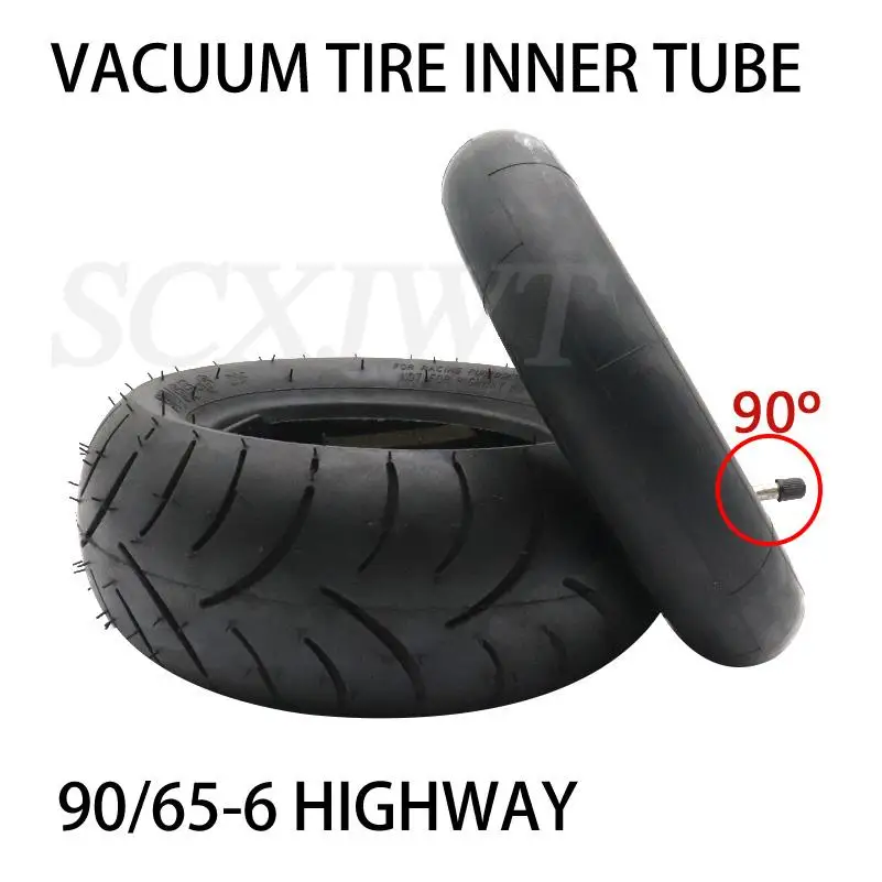 10 inch 90/65-6 Vacuum Tire for Electric Scooter Parts Thickening Tubeless Tyre Universal Explosion-proof Tyre