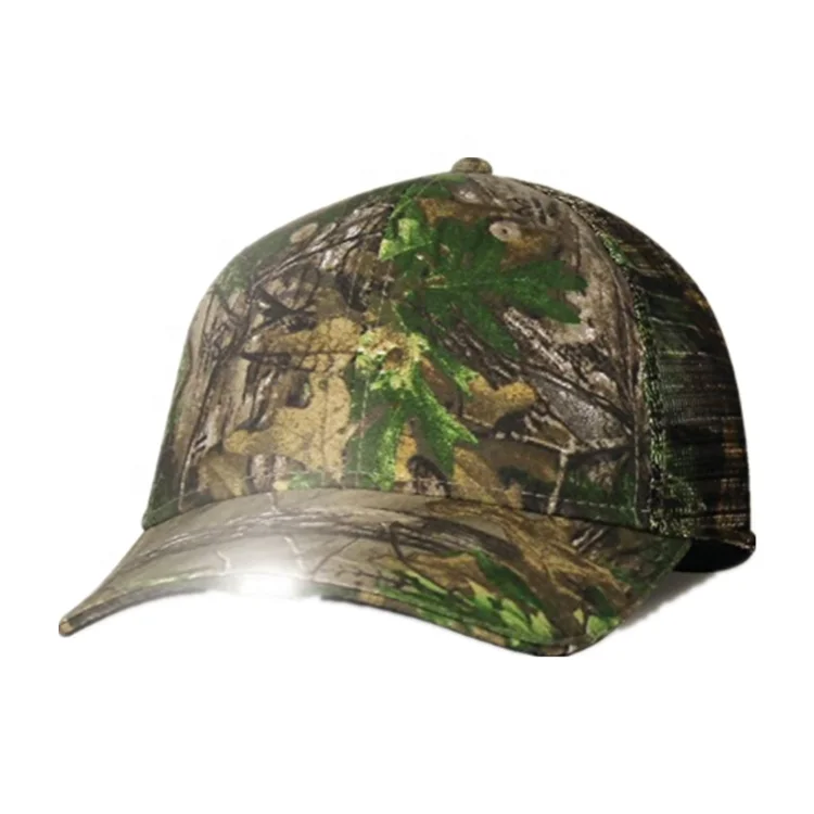Customized Outdoor Cap Camouflage Lighted Cap LED Baseball Cap