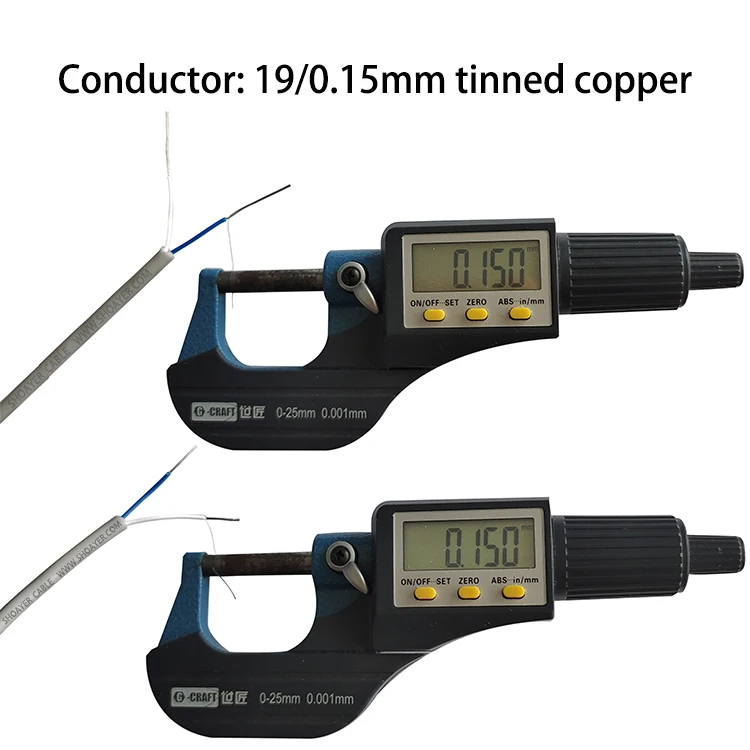 SY YGZF 2*22AWG Multi-Core Electric Silicone Wire Cable 2 Cores