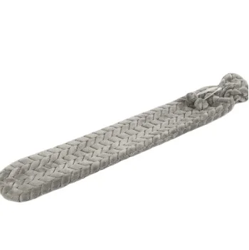 Reusable Long hot water bottle with grey  flannel cover soft portable keep warmer waterproof hot water bag comfortable