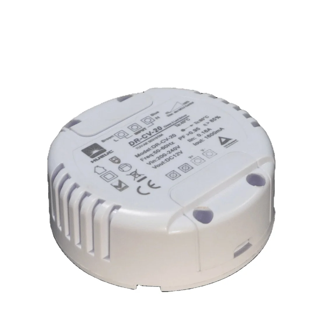 Round 60W triac dimmable led driver 110V to 24V for led strip light