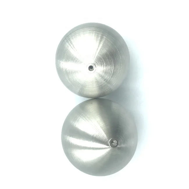 Customized 150mm 200mm Stainless Hollow Steel Sphere with inner Nut Hole Stainless Steel Hollow Ball Threaded Hole M4 M6