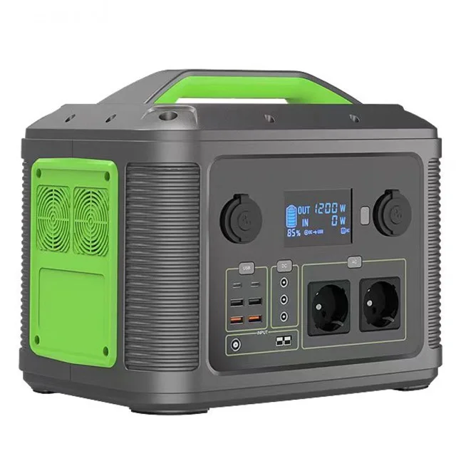 Keenest energy 1200W 220V/110V 50/60Hz Outdoor emergency power bank 1000Wh portable power station solar generator