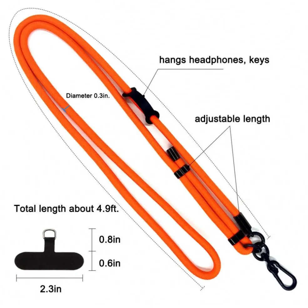 Baiyuheng Factory Direct Mobile Phone Rope Rope Woven Keychain Mobile Phone Mobile Phone Short Rope