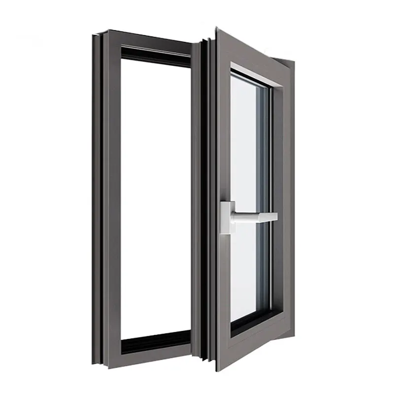 ПВХ UPVC стеклянное окно профиль для окон и